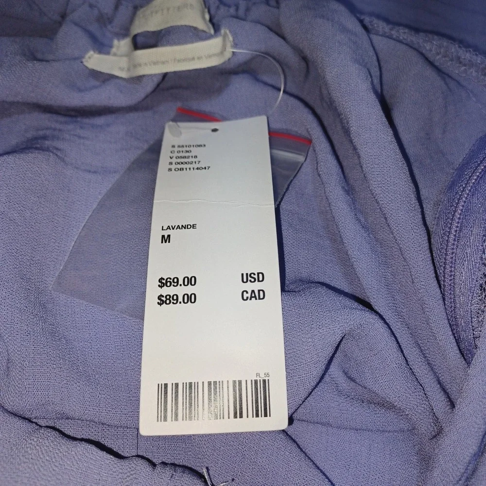 Urban Outfitters Womens‎ M Mini Slip Dress Lavender Y2K Coquette Babydoll NWT